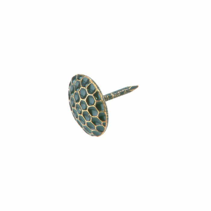 Dekoratyvinės vinys SUKI, 10 x 13 mm, bronzos sp., 35 vnt.