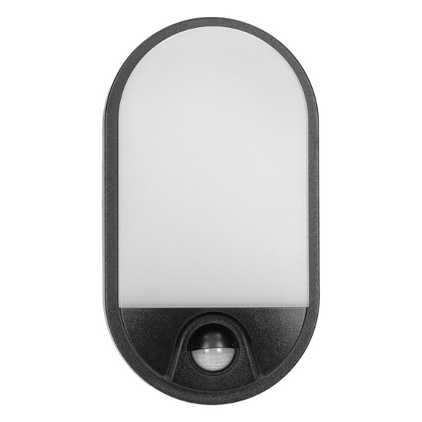 Lauko šviestuvas ORNO Nefryt, LED 15W, su PIR judesio davikliu, IP54, 230V, 4000K, 1100 lm, sieninis, baltos/juodos spalvos, OR-OP-6147BLPMR4