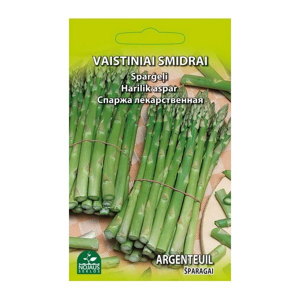 Sėklos daržovių, smidrai,šparagai, vaistiniai, 0,5 g (02-07mėn)