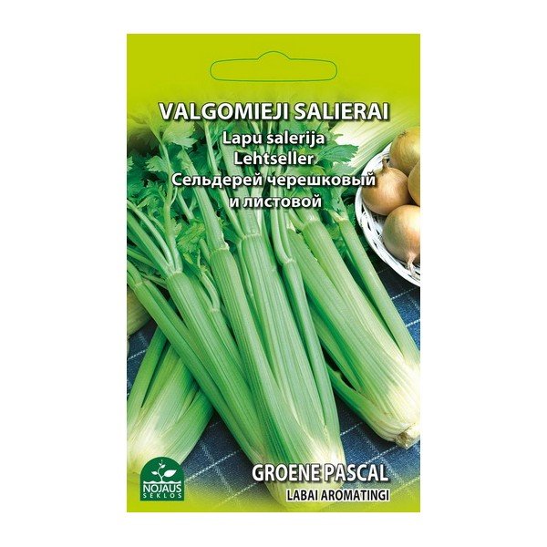 Sėklos daržovių, salierai lapkotiniai GROENE PASCAL, (02-07mėn), 0,5 g.