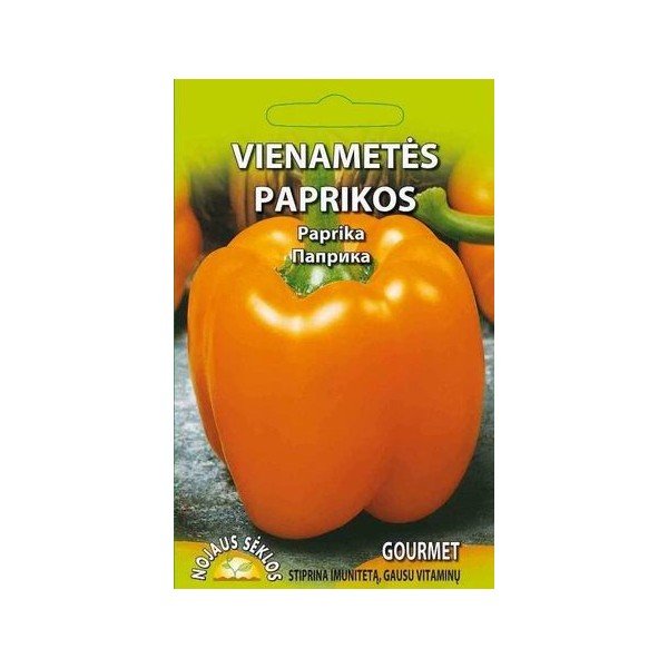 Sėklos daržovių, oranžinė paprika, (02-07mėn)