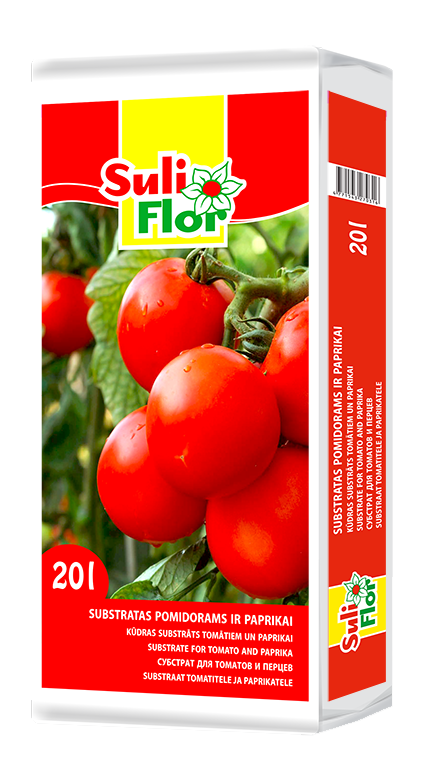 Durpių substratas pomidorams SULIFLOR  20 l.