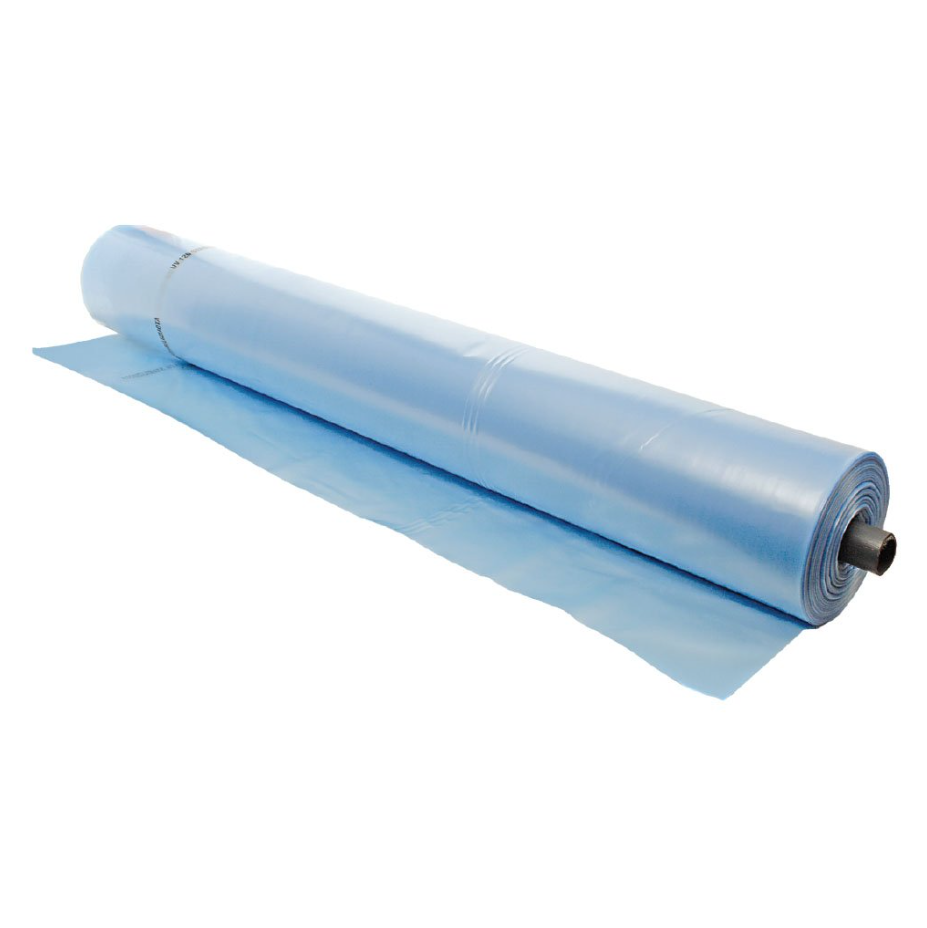 Polietileno plėvelė, storis 200 mk, plotis 6 m, ilgis 10 m, UV stabilizuota