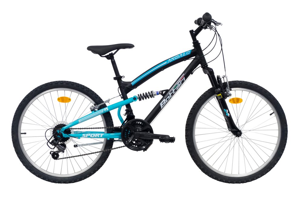 Dviratis MTB ANDALO, Shimano TY21, plienas, 24 dydis