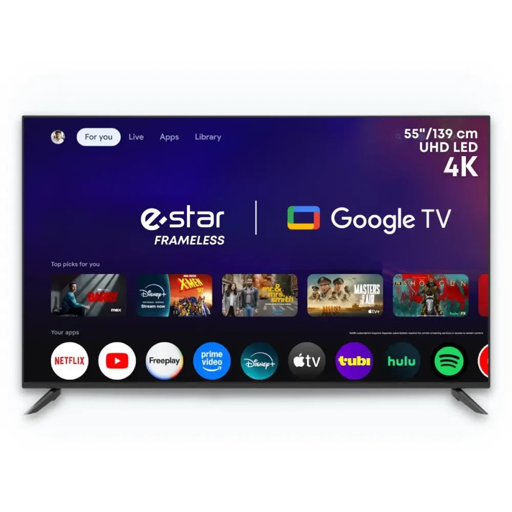 Televizorius eSTAR Android TV 55",  4K UHD, LEDTV55A1T2