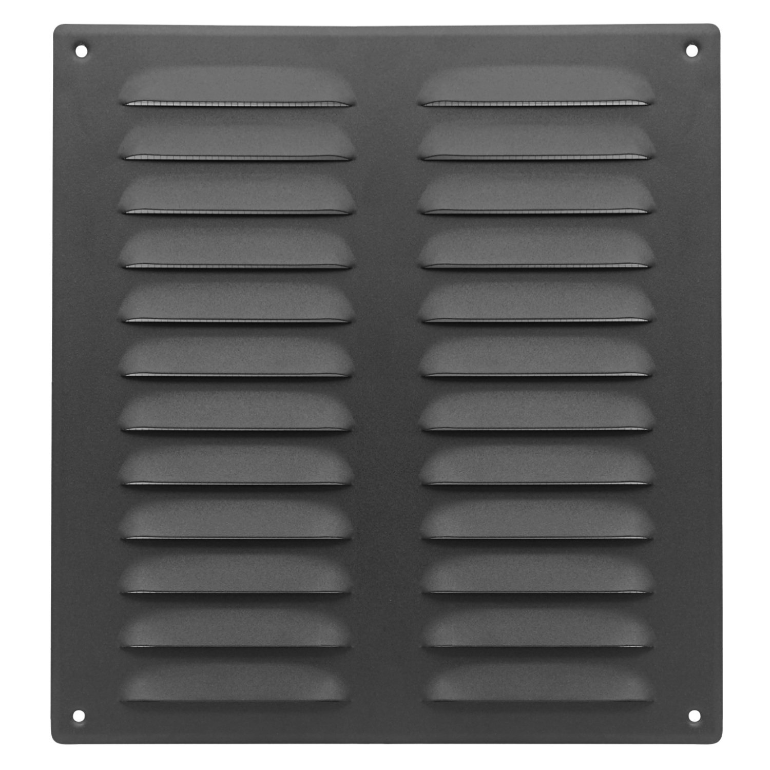 Ventiliacinės grotelės EUROPLAST MR2628A, 260 x 280 mm, antracito sp., metalinės