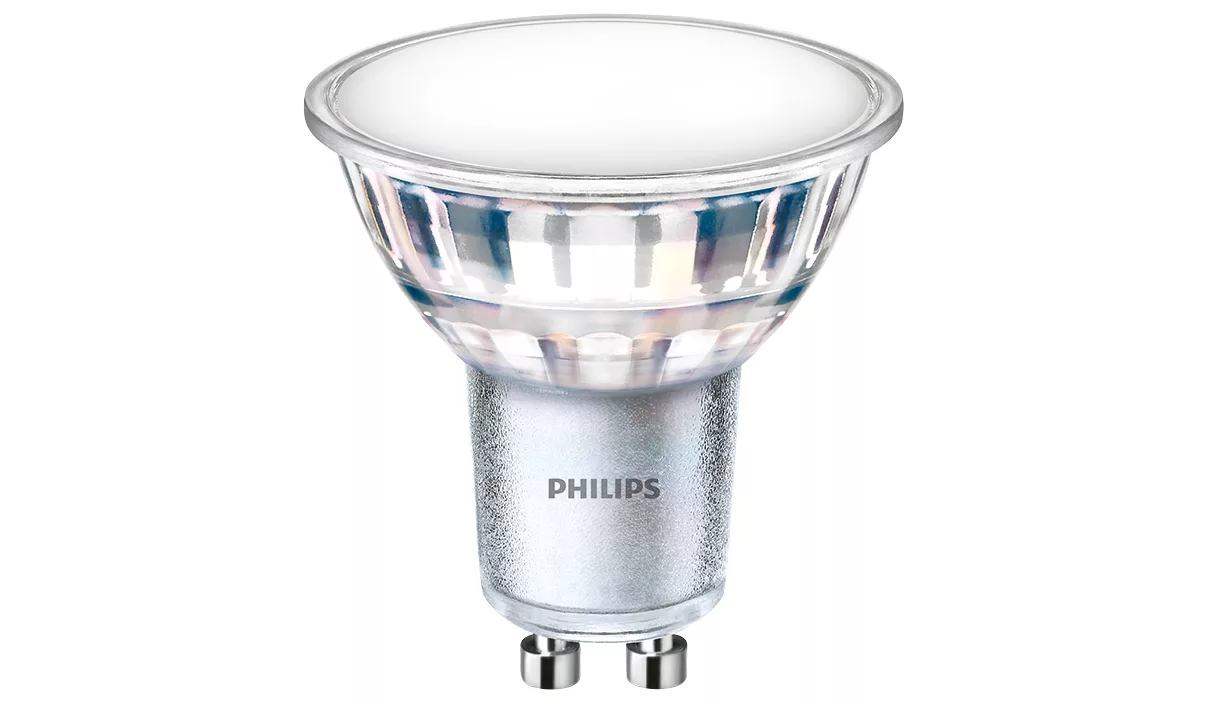LED lemputė PHILIPS, 4.9W, GU10, 220-240V, 4000K, 120°, 550 lm