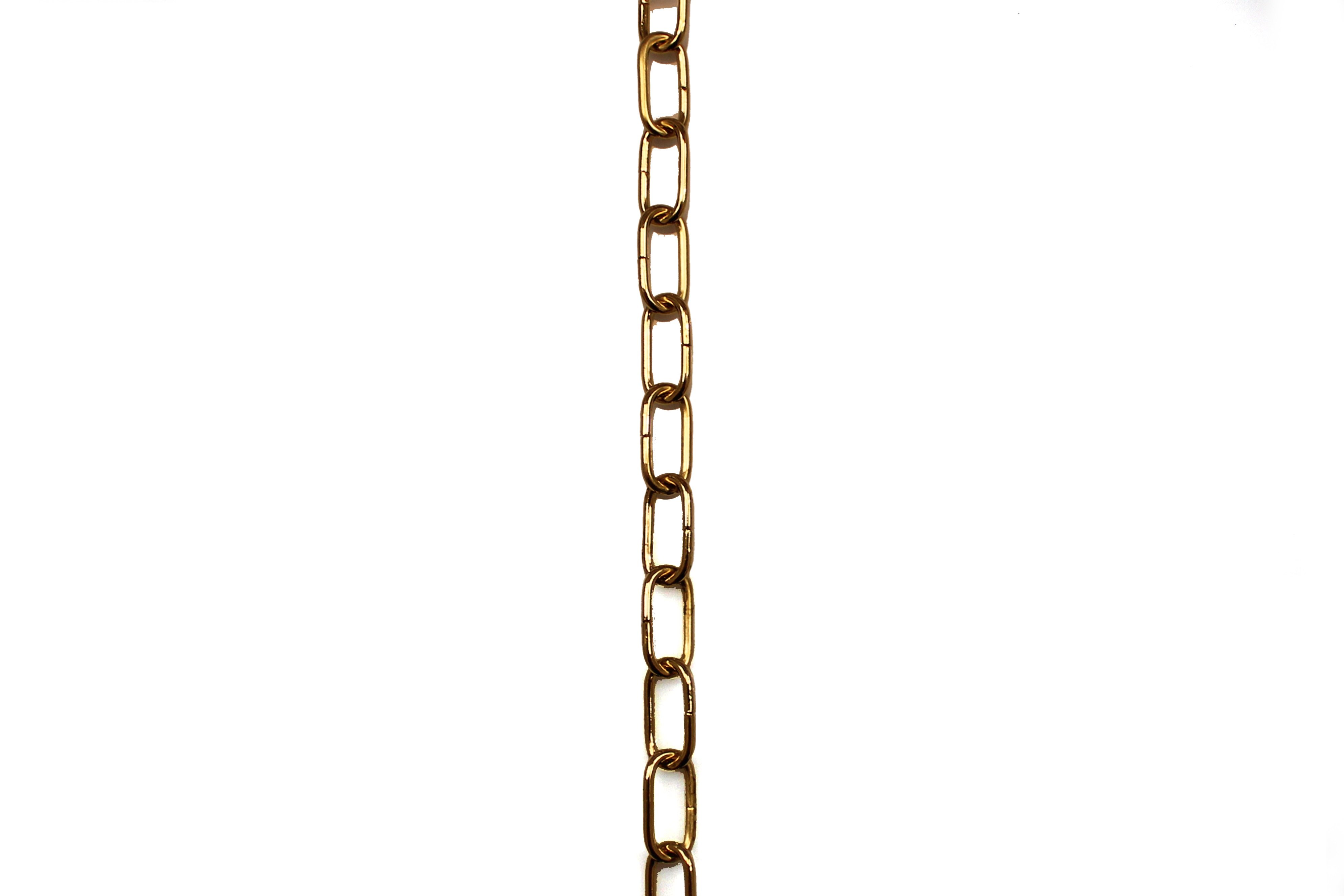 Dekoratyvinė grandinė POSAMO VAUKA, 1603/2,0 mm, plienas, padengta žalvariu, 20m