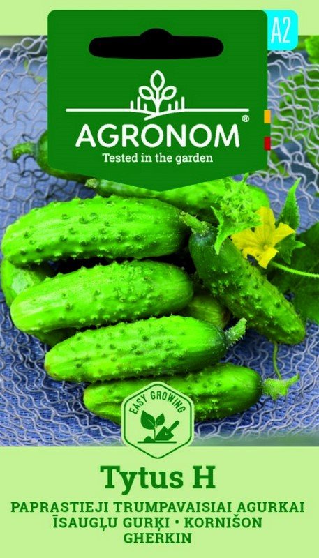 Daržovių sėklos, AGRONOM Agurkai, paprastieji trumpavaisiai TYTUS H, 0,5 g.