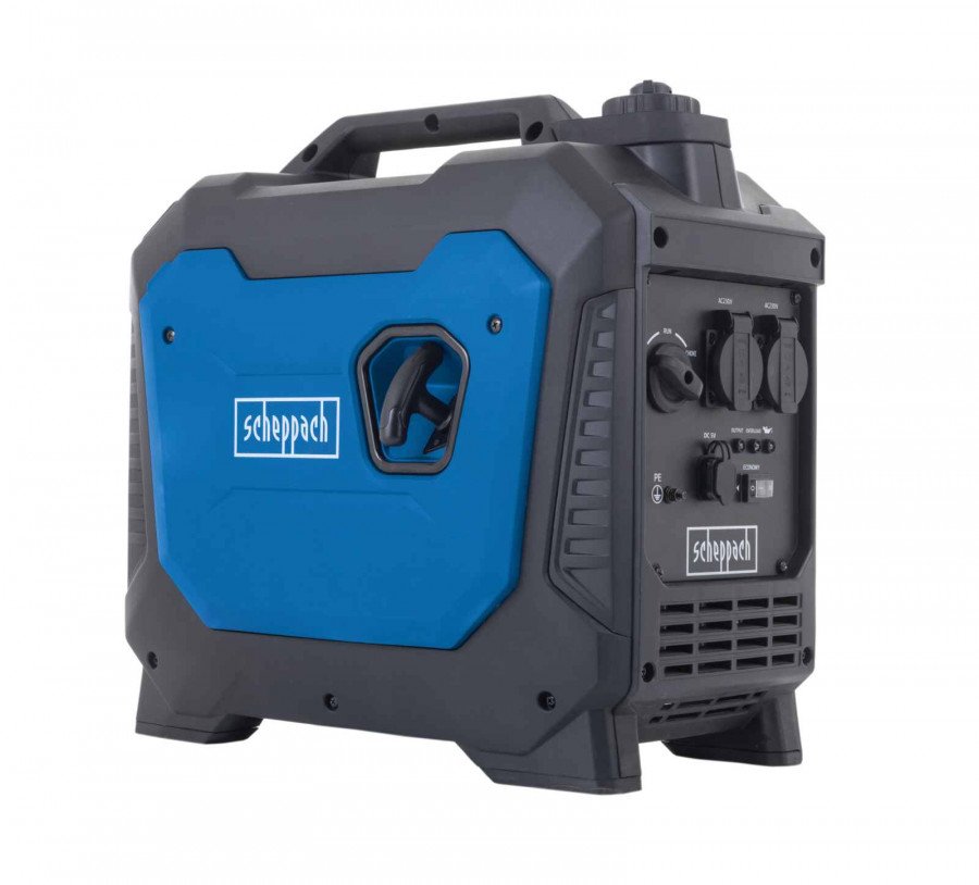 Inverterinis benzininis generatorius SHEPPACH SG2500i, maksimali galia 2,0 kW, nominali 1,6 kW, benzininis