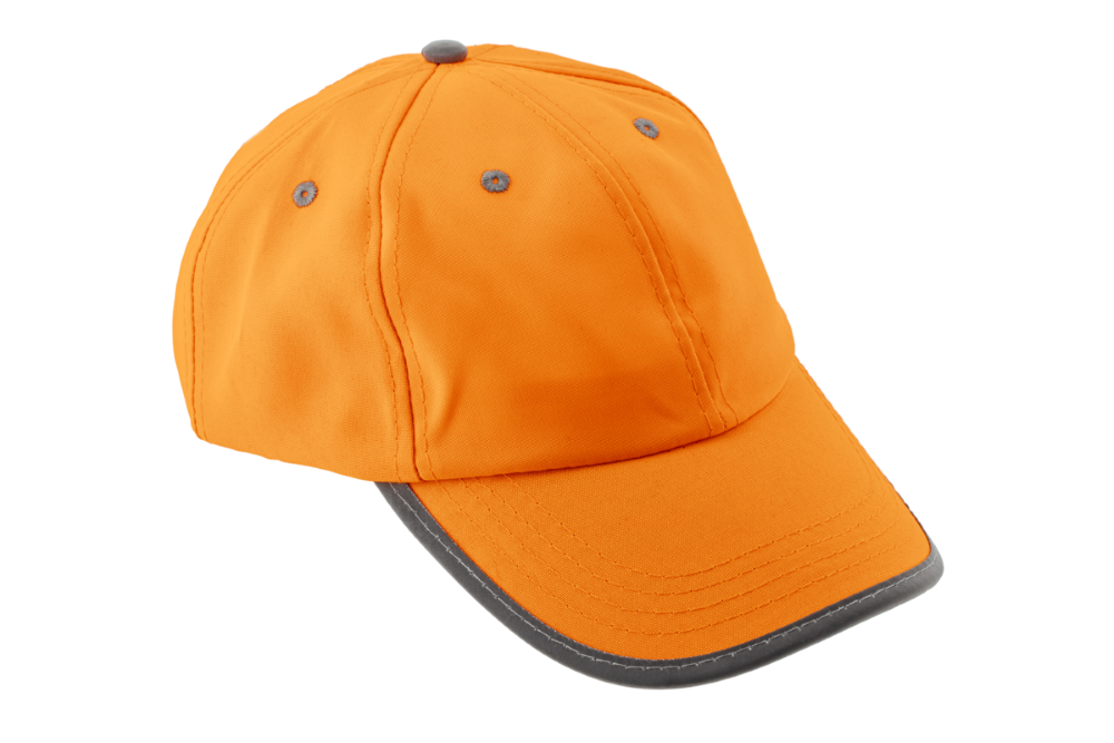 Kepurė HOGERT TECHNIK EGER, su snapeliu, gero matomumo, oranžinės spalvos, universalus dydis 57–61 cm