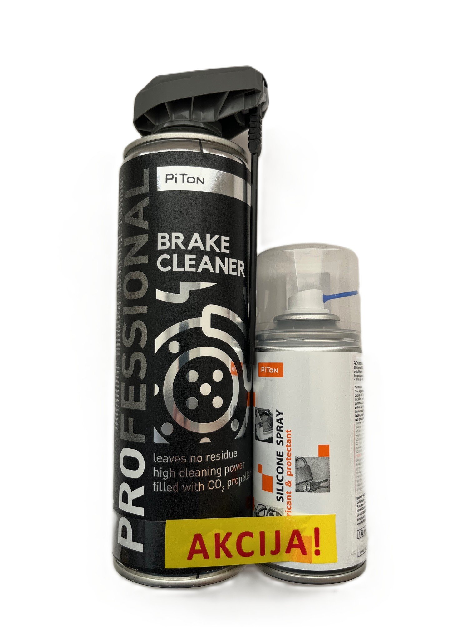 Rinkinys: Stabdžių valiklis PITON Pro, 500 ml ir dovana Silikoninis tepalas PITON, 150 ml