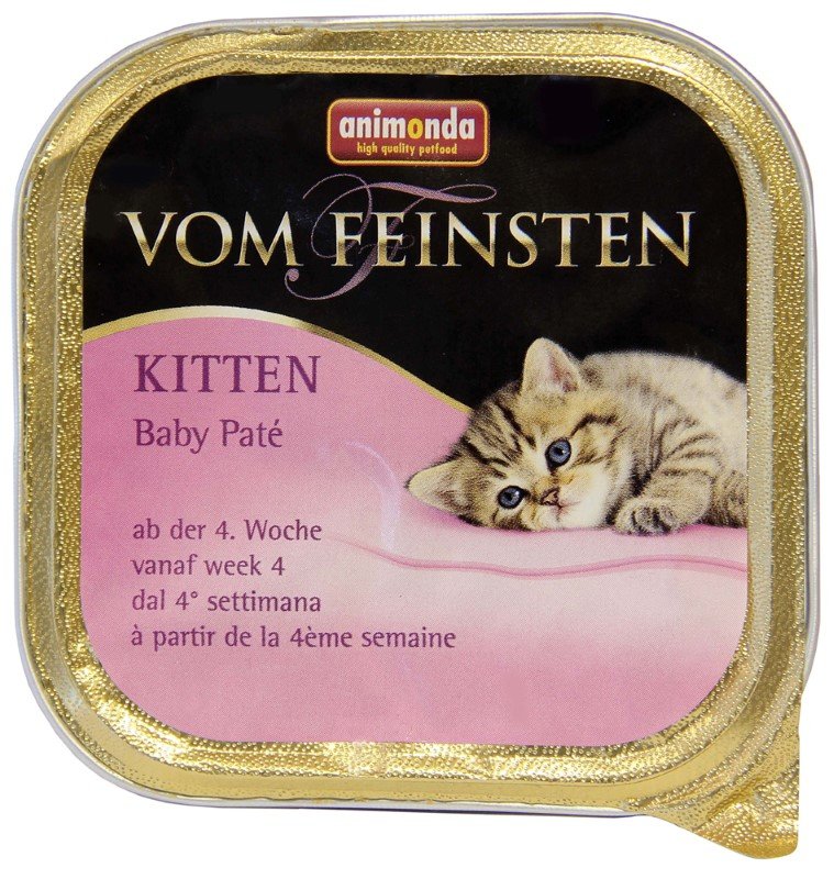 Konservuotas kačių ėdalas VOM FEINSTEN, mažiems kačiukams, 100g