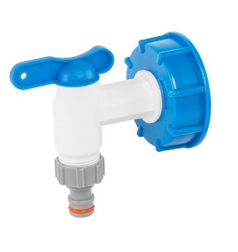 Vandens talpos IIBC rinkinys BRADAS, S60x6 adapteris su 3/4'' PP ir 3/4'' greta jungtimi