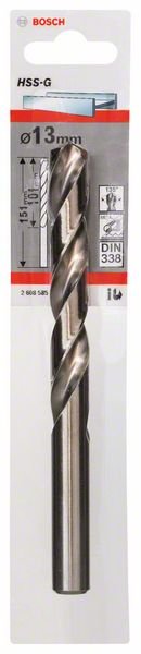 Grąžtas metalui BOSCH HSS-G, 13 x 101 x 151 mm, 1 vnt
