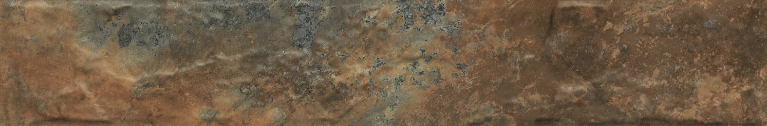 Klinkerinės sienų plytelės PARADYZ Ardis Rust STR Mat, 6,5 x 39,7 x 1,1 cm, 0,770 m2/dėž., rudos spl.