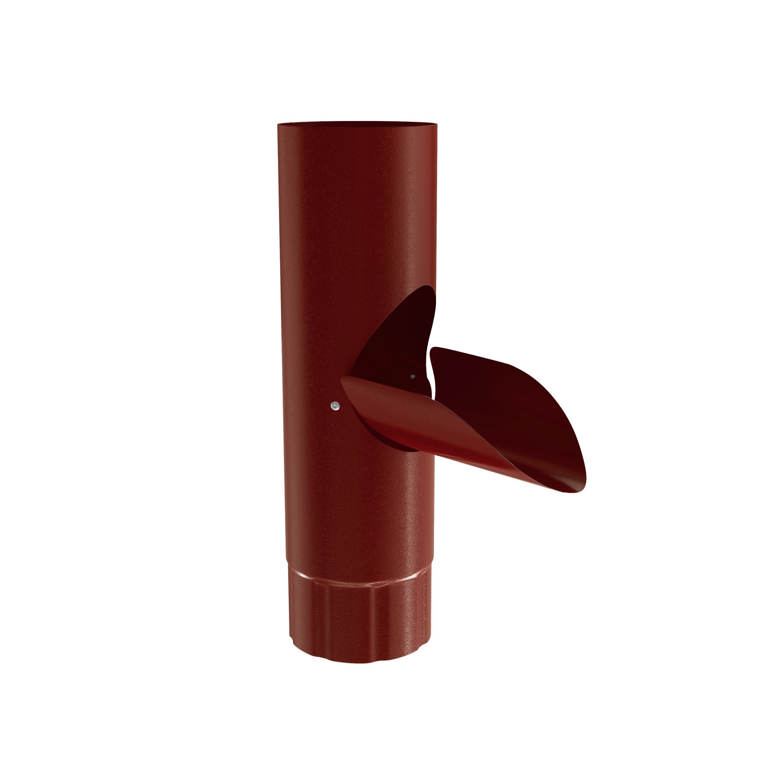 Vandens skirstytuvas BILKA, skersmuo 90mm, tamsi raudona spalva,  RAL3009