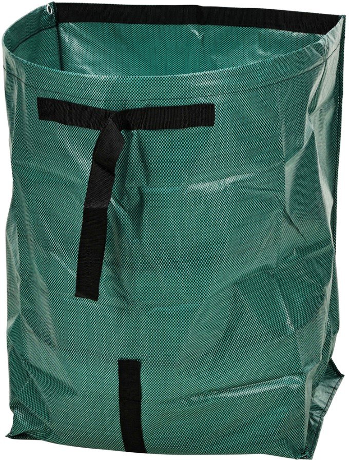 Sulankstomas maišas sodo atliekoms, 175 l, 55 x 55 x 75 cm, poliesteris sutvirtintas viela, 120 g/m2, su rankenomis, tamsiai žalios sp.