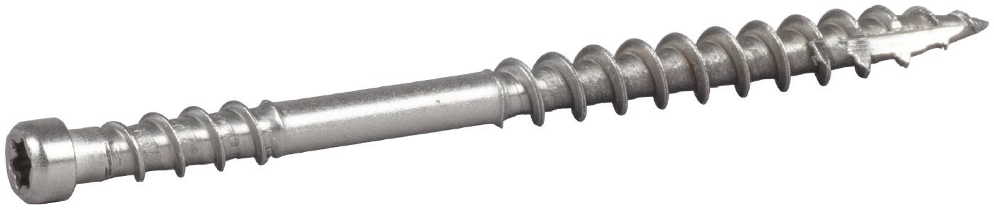 Fasadiniai sraigtai ESSVE, 5 x 72 mm, A4 nerūdijantis plienas, cilindrine galva, 250 vnt.