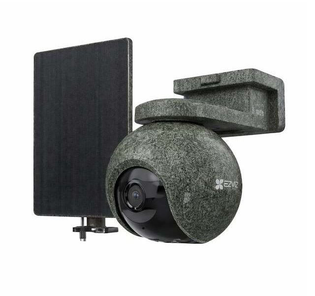 Išmanioji lauko kamera EZVIZ CS-EB8/SP Ranger, su saulės panele, 4G, WiFi, 4K, 8MP, 4 mm, IP65, kamufliažinė