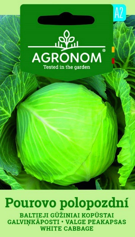 Daržovių sėklos, AGRONOM Kopūstai baltieji gūžiniai, POUROVO POLOPOZDNI, 2 g.