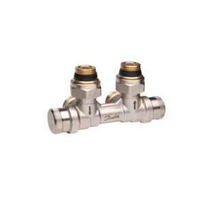 Balansinis vožtuvas DANFOSS RLV-KDV, DN15, kampinis, dešinysis, 013G7871