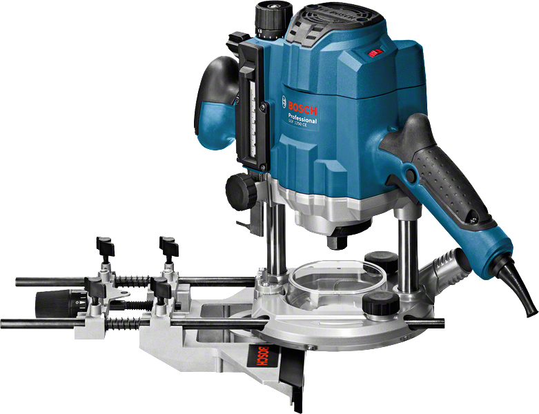 Vertikali freza BOSCH PRO GOF 1250 CE, maks. galia 1250 W