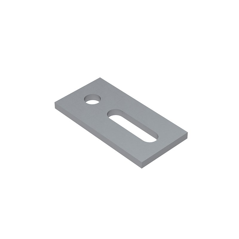 Saulės modulių konstrukcijos montavimo plokštelė-adapteris KENO K-03, nerūdijantis plienas