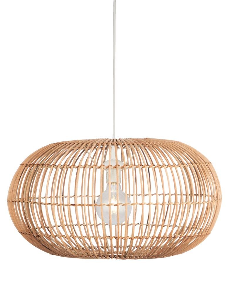 Pakabinamas šviestuvas SEARCHLIGHT Bali, E27, 1x60W, AXPxG 136x48x48 cm, bambukas, 7401CW