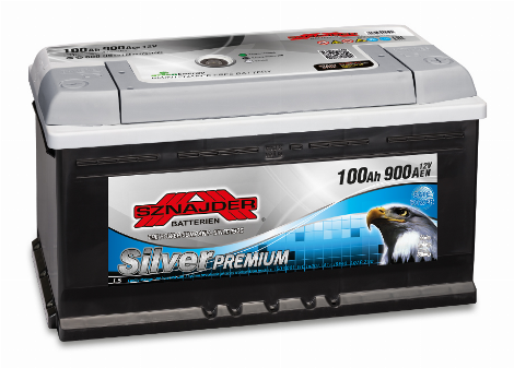 Akumuliatorius SZNAJDER SILVER PREMIUM 12 V, 100 Ah, 900 A, EN