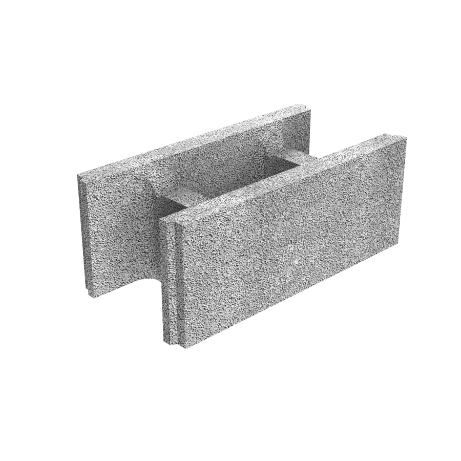 Blokeliai pamatiniai FIBO, matmenys 250 x 200 x 500 mm, 1016510