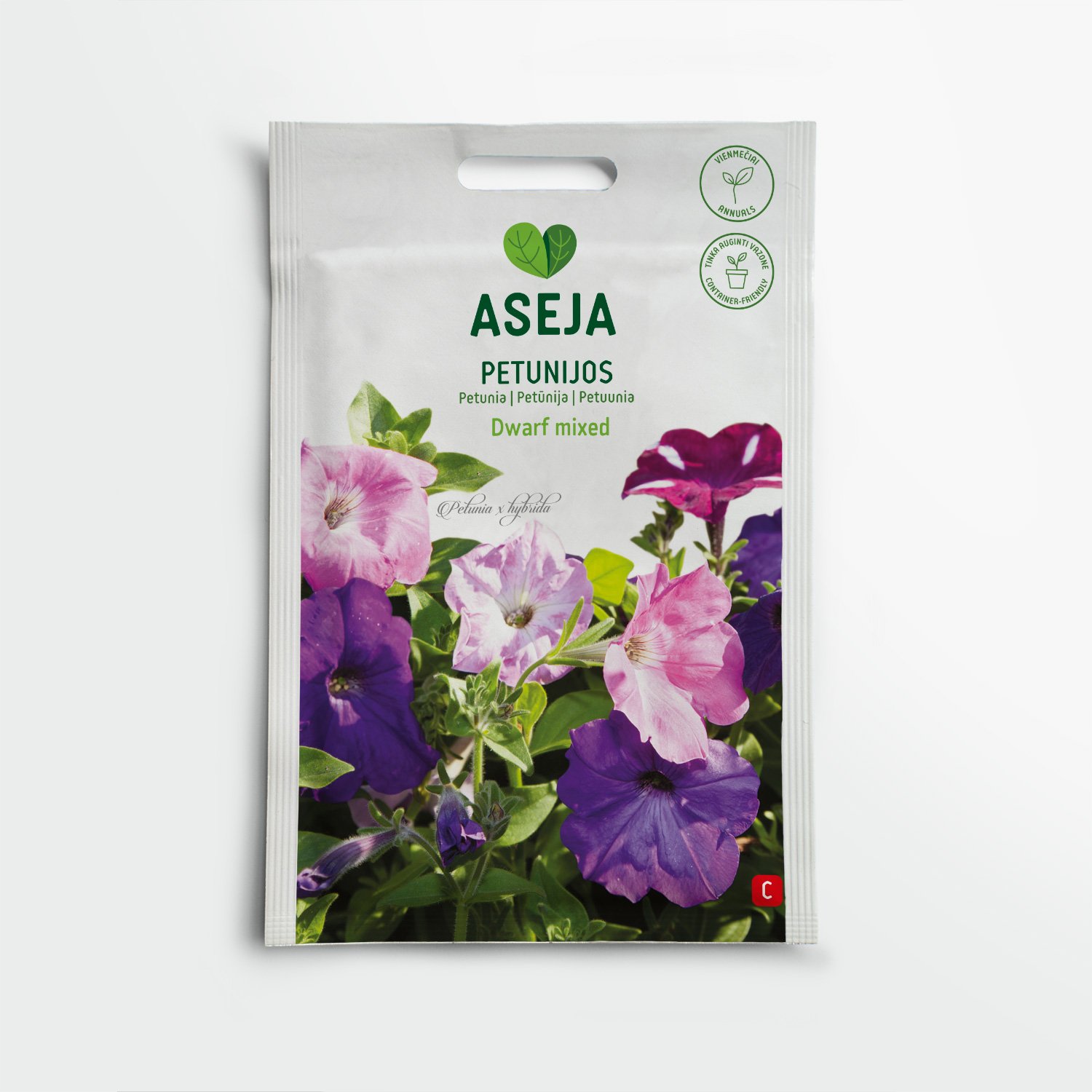 Petunijos Dwarf mixed, ASEJA, 0,1 g, 40-0307 (C)