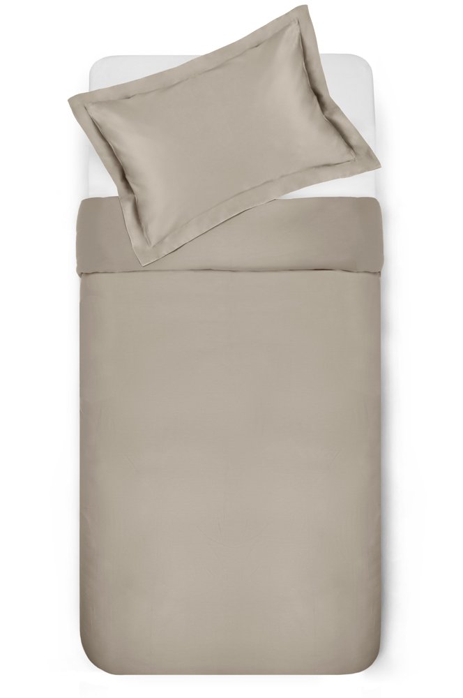 Patalynės užvalkalų komplektas EXCLUSIVE, 200 x 220, 50 x 70+5 cm, Oxford 3 dalių su užtrauktuku, smėlio sp.