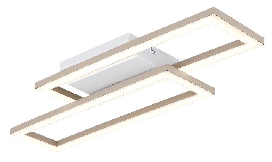 Pakabinamas LED šviestuvas GLOBO Wilton, 16W, 230V, 3000-6000K, 1070lm,  baltos spalvos, atminties funkcija, 550 x 155 x 55 mm, 67381-16