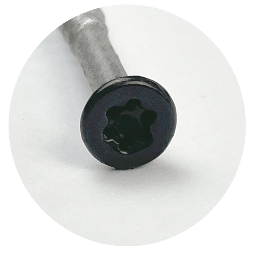 Terasiniai medsraigčiai FASTSHIFTER, 4,8 x 65 mm, su grąžteliu, nerūd. plieno SS410, RAL9004, 100 vnt. 
