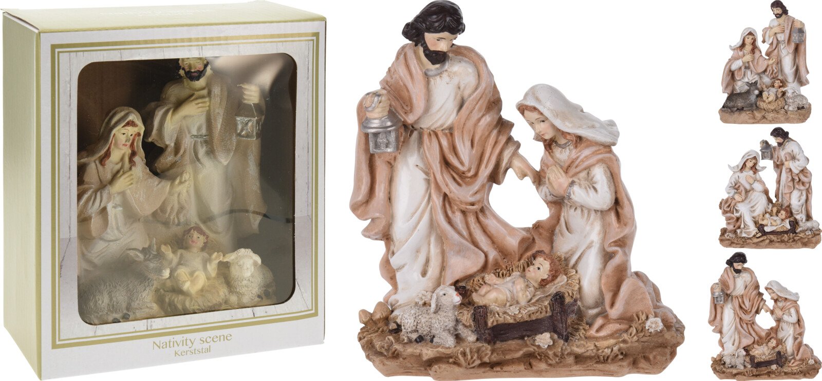 Statulėlė Jėzaus Gimimas, 3 skirtingi dizainai, 18 cm