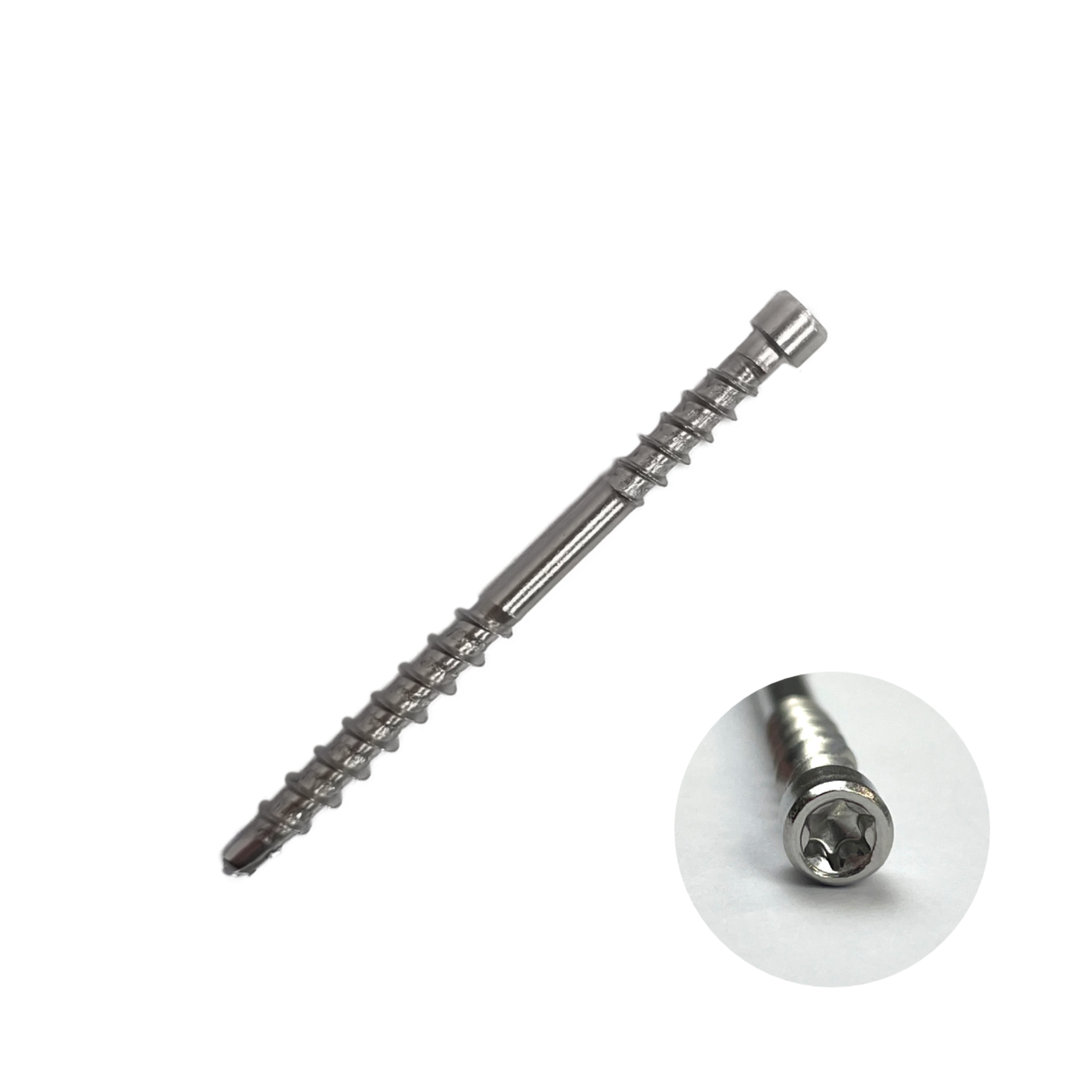 Terasiniai medsraigčiai FASTSHIFTER INVISIBLE, 4,5 x 60 mm, A2 nerūd. plieno, 250 vnt., TORX15