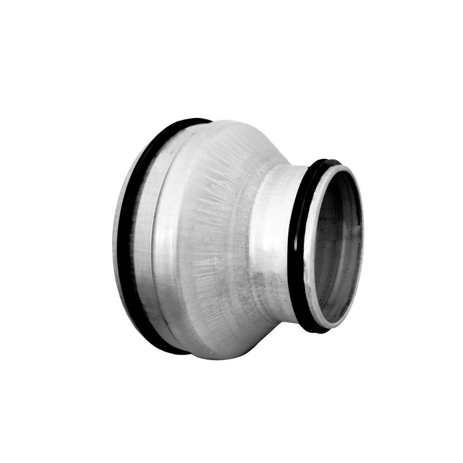 Perėjimas ALNOR RSG-200-160, d200x160 mm, su tarpine, cinkuota skarda