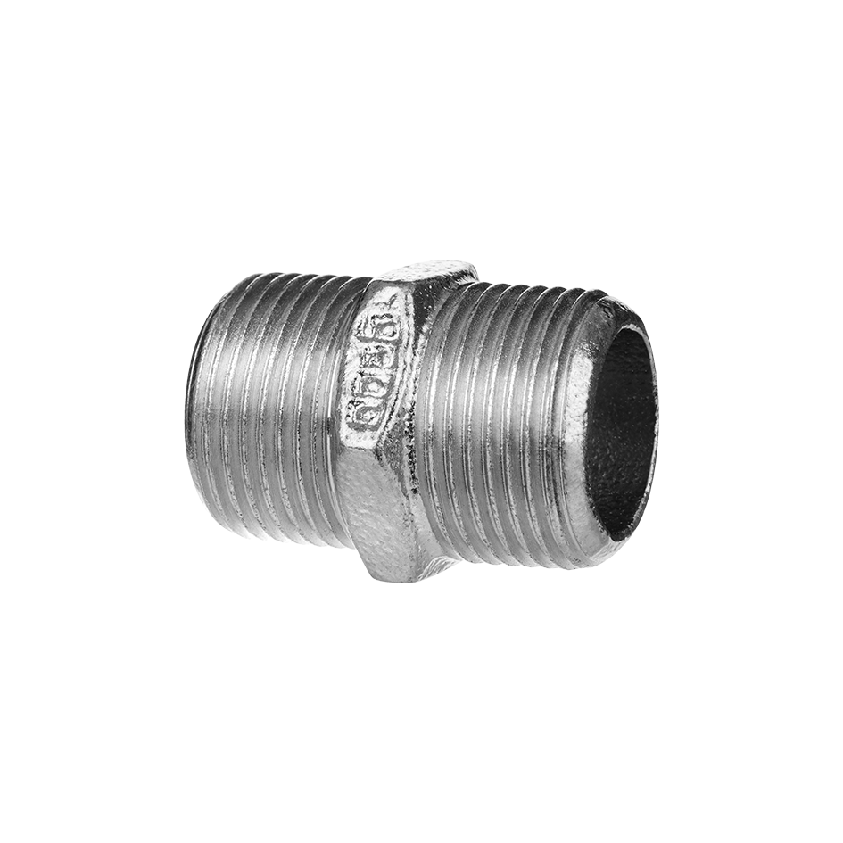 Nipelis GEBO, 3/4", DN20, cinkuotas ketus