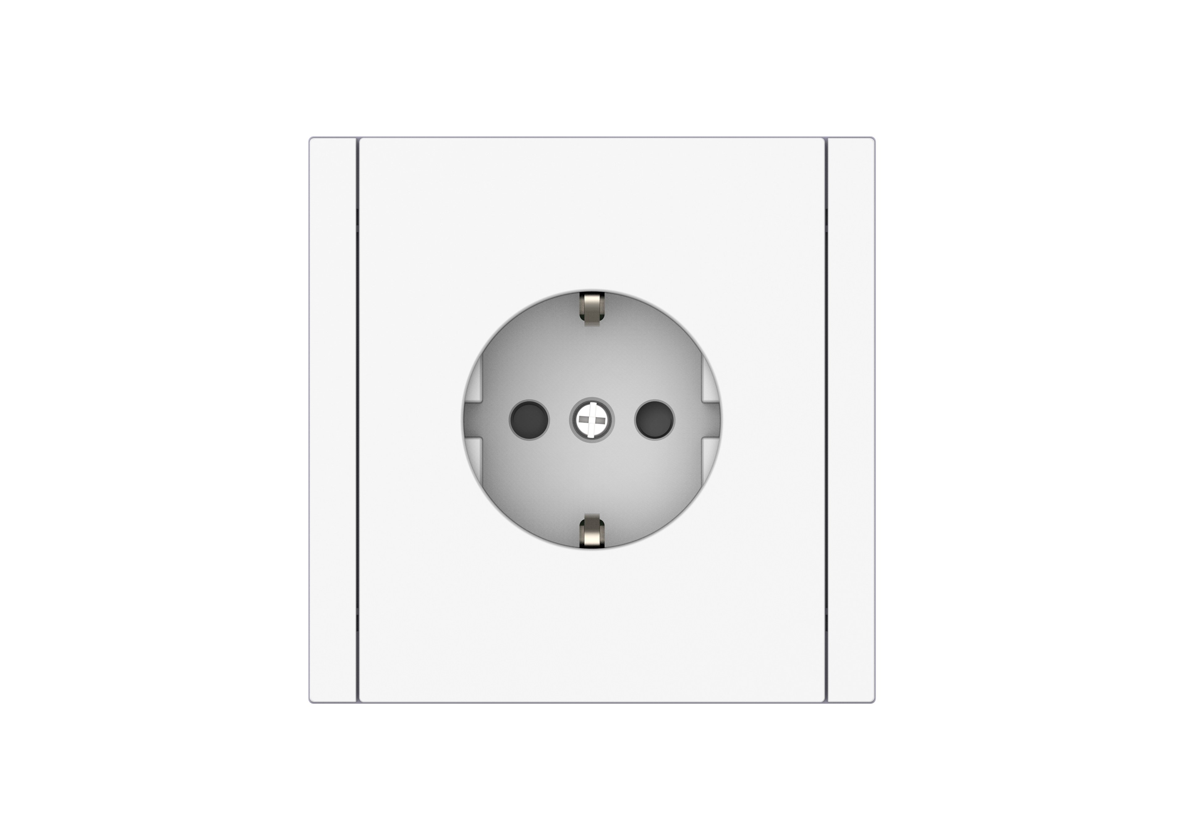 Kištukinis lizdas ORRO 9229-42, 1 vietos, įleidžiamas, su įž., baltos spalvos, 16 A, 250 V