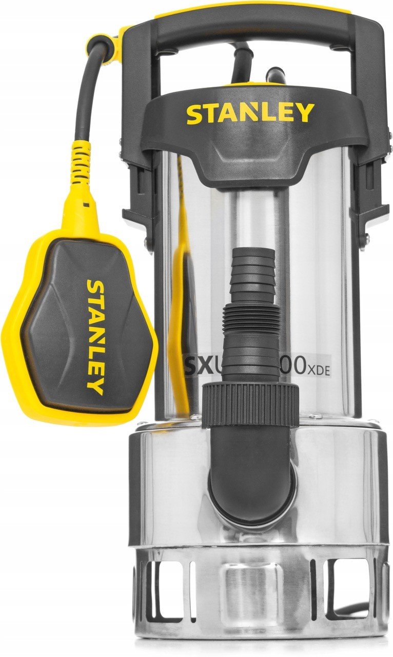 Panardinamas siurblys nešvariam vandeniui STANLEY SXUP1100XDE, nerūdijančio pl., kėlimo aukštis 8 m, įsiurbimo gylis 7m, našumas 16500l/h, galia 1100W