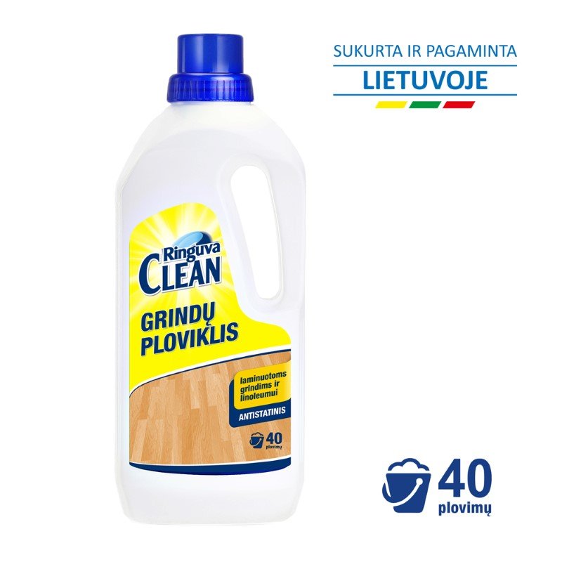 Grindų ploviklis RINGUVA, 800 ml, laminuotoms grindims ir linoleumui, su antistatiku