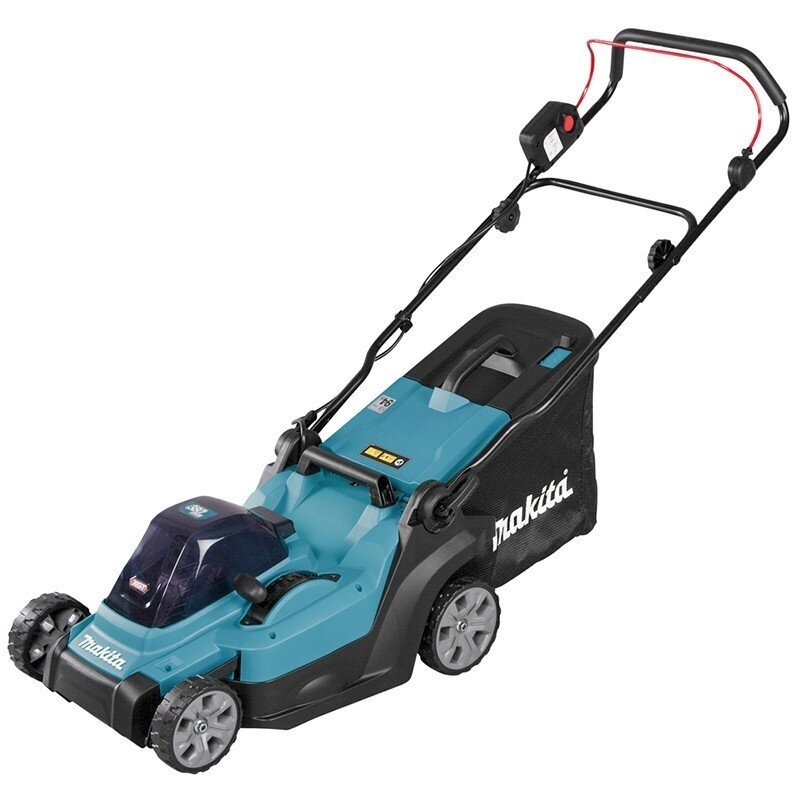 Akumuliatorinė vejapjovė MAKITA LM003GM103, 40 V, 38 cm, 40 l krepšys, 4 Ah akumuliatorius ir pakrovėjas DC40RC
