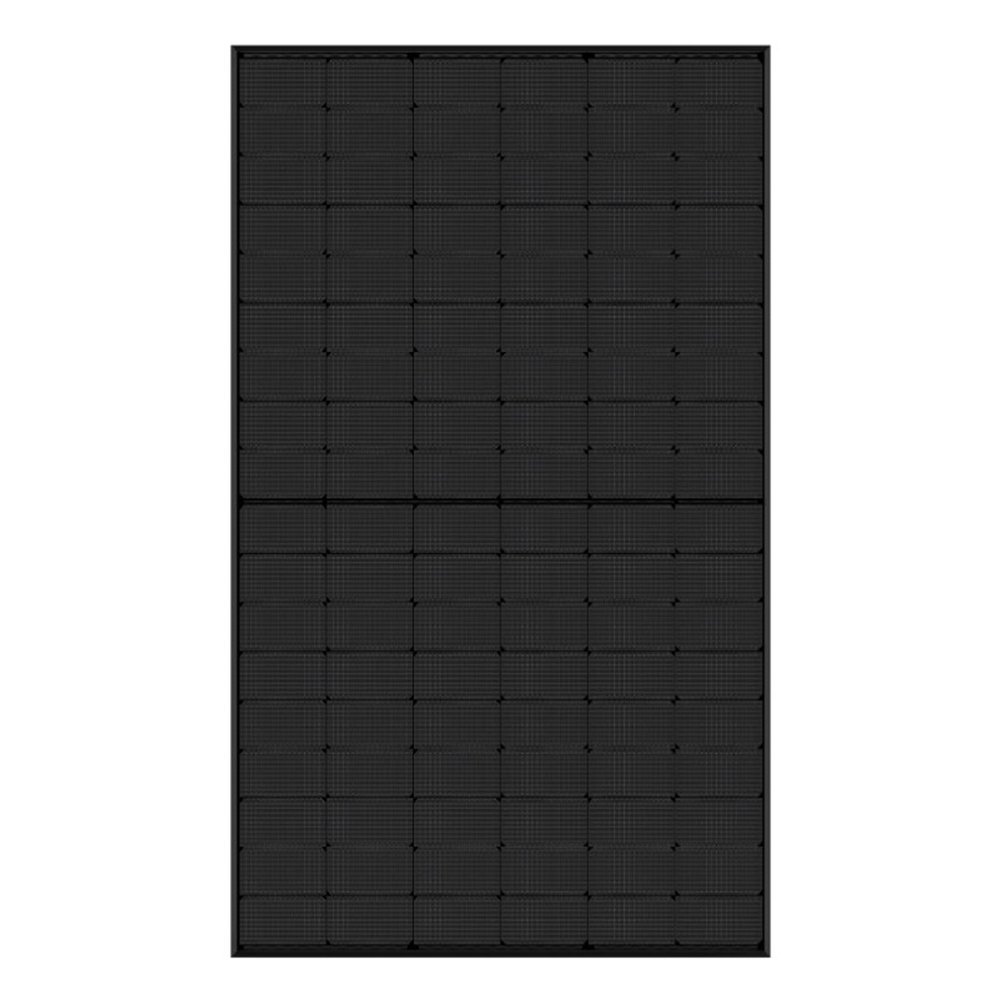Fotovolitinis saulės modulis Jinko JKM455N-48HL4M-DB, 455W, Tiger Neo, Half-Cut, N-Type, visiškai juodas, dvigubas stiklas 2 x 2 mm, 30 mm