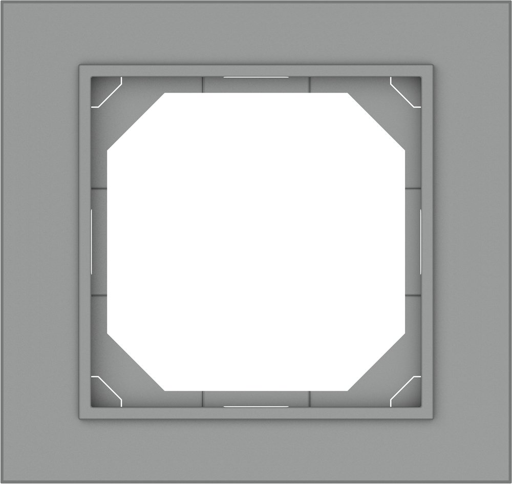 Rėmelis VILMA QR1000, 1 vietos, pilka matinė sp., R01 FIT LINE