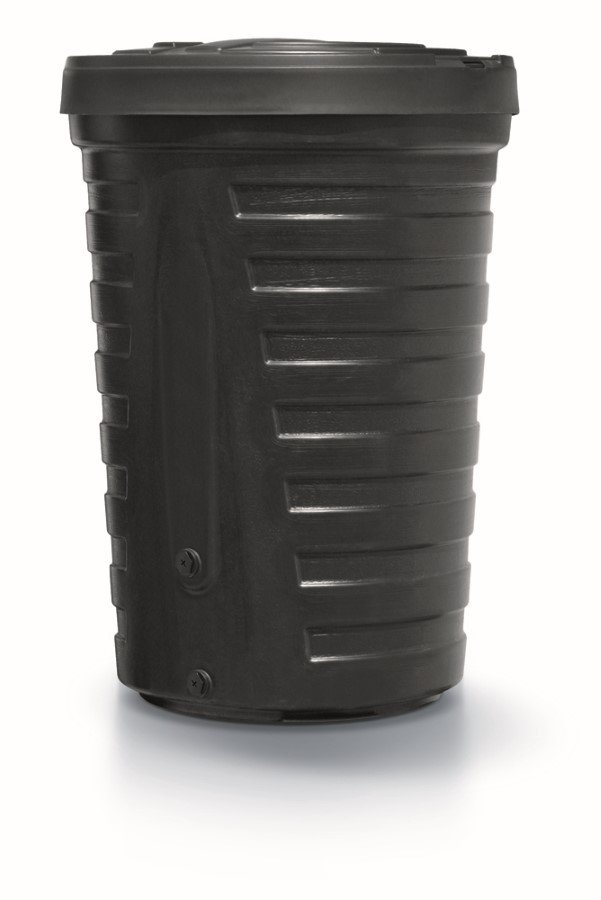Plastikinė vandes talpa PROSPERPLAST Raincan, 210 l, juodos spalvos