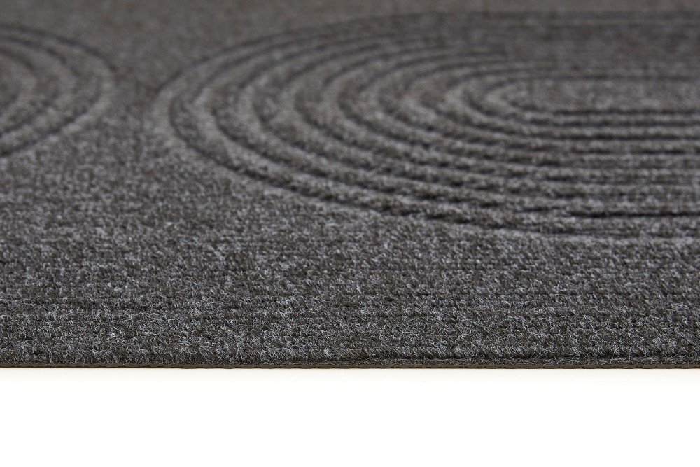 Kilimėlis TOKYO, 58 x 90 cm, 100% poliesteris, t.pilkos spl., 704824