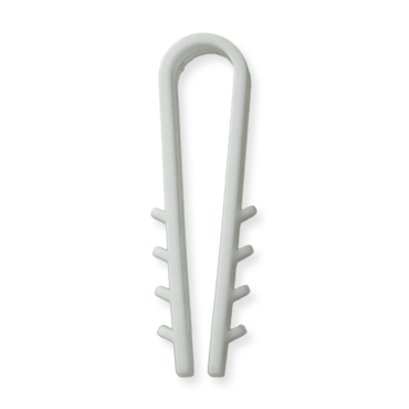 Kabelio, tvirtinimo dirželio laikiklis XIDO, apvalus, d-6 mm, baltos sp., 100 vnt., TDKSA6-W