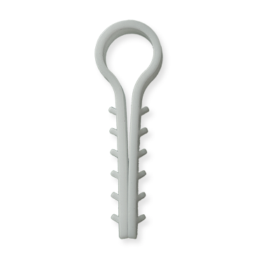 Kabelio, tvirtinimo dirželio laikiklis XIDO, apvalus, d-12 mm, baltos sp., 100 vnt., TDKSA12-W
