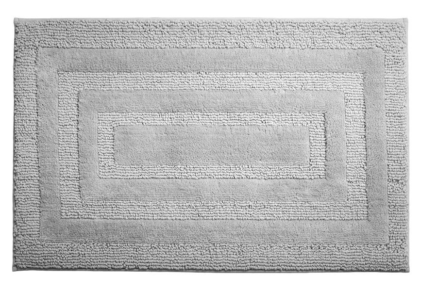 Vonios kilimėlis RIDDER SHORE, 60 x 90 cm, pilkas, 100% poliesteris, 7108307